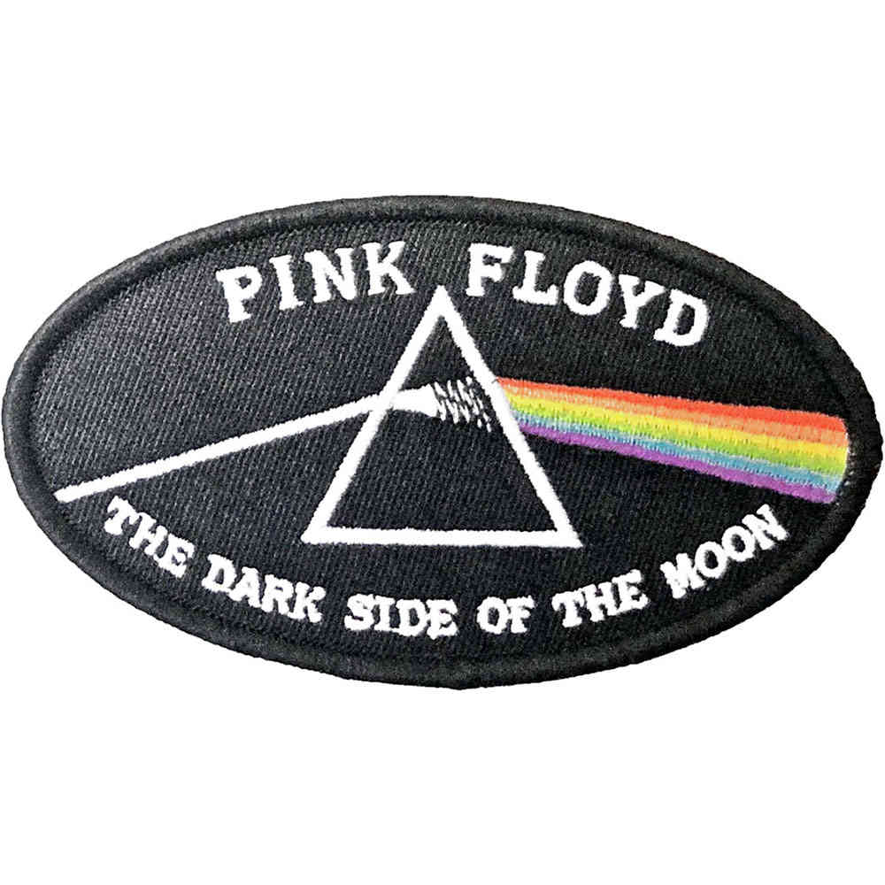 Pink Floyd - Dark Side Of The Moon Oval Black Border Pièce - Noir